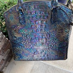 Brahmin  Large Duxbury satchel purse. Color  Mother Of Pearl. EUC